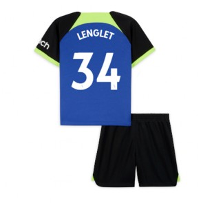 Tottenham Hotspur Clement Lenglet #34 babykläder Bortatröja barn 2022-23 Korta ärmar (+ Korta byxor)